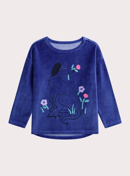 Σετ Παιδικές Πιτζάμες για Κορίτσια Blue Dog