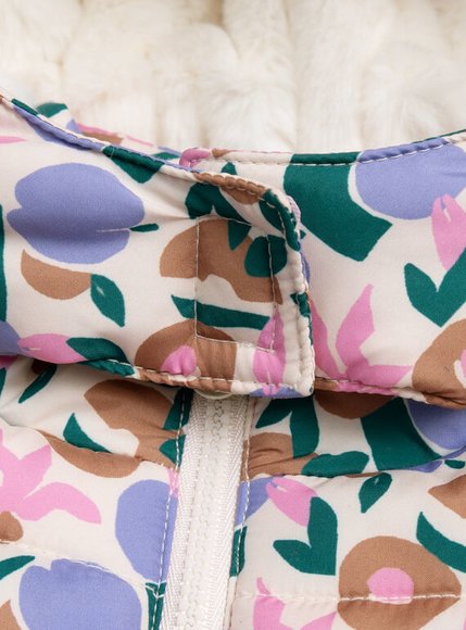 Βρεφικό Μπουφάν για Κορίτσια Floral Puffer - ΡΟΖ φωτογραφία