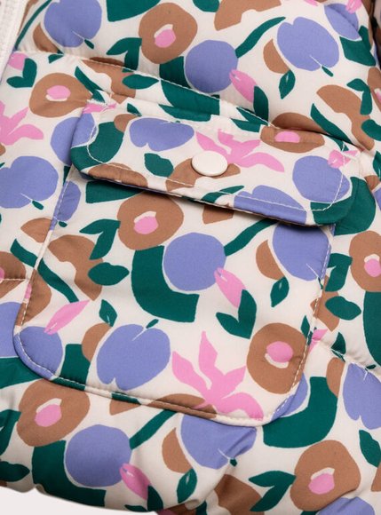 Βρεφικό Μπουφάν για Κορίτσια Floral Puffer - ΡΟΖ φωτογραφία