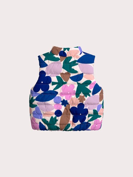 Βρεφικό Αμάνικο Μπουφάν για Κορίτσια Lilac Floral - 2 σε 1