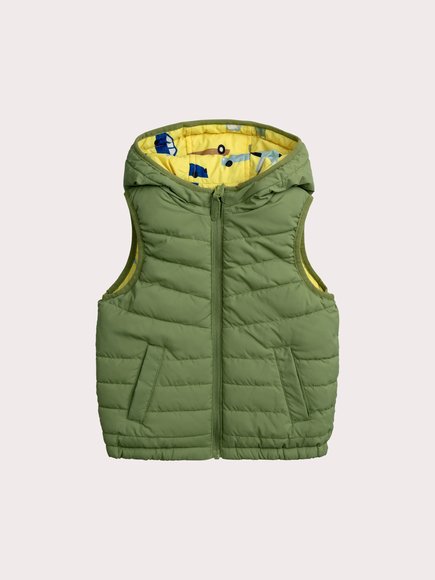 Παιδικό Αμάνικο Μπουφάν για Αγόρια Olive Cars - 2 σε 1 - ΚΙΤΡΙΝΟ φωτογραφία