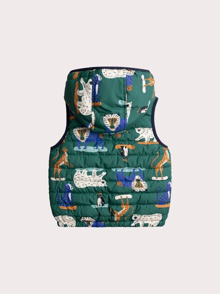 Παιδικό Αμάνικο Μπουφάν για Αγόρια Navy Arctic - 2 σε 1 - ΠΡΑΣΙΝΟ φωτογραφία