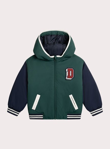 DPAM Παιδικό Μπουφάν για Αγόρια College Green - ΠΡΑΣΙΝΟ