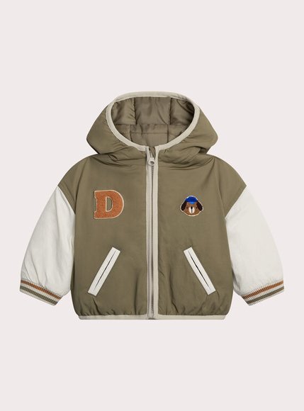 DPAM Βρεφικό Μπουφάν για Αγόρια Cool Dog - ΧΑΚΙ