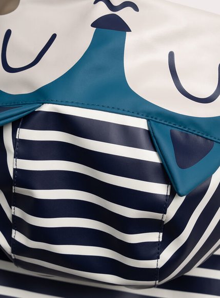 Βρεφικό Μπουφάν για Αγόρια Stripped Surprise - ΛΕΥΚΟ φωτογραφία