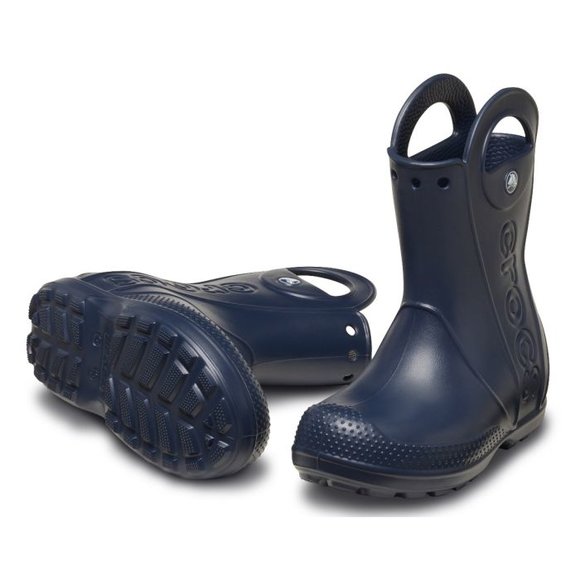 Παιδικές Γαλότσες Crocs Handle Rain Navy (Μεγέθη 22-28)
