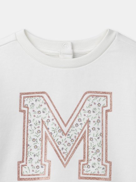 Παιδικό Φούτερ για Κορίτσια White Major