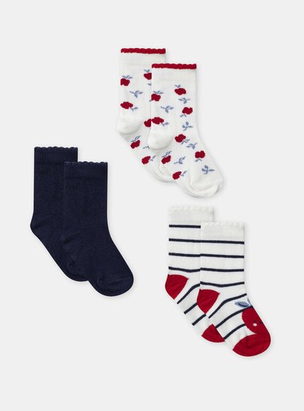 Σετ Βρεφικές Κάλτσες για Κορίτσια Apple Pie 3 τμχ