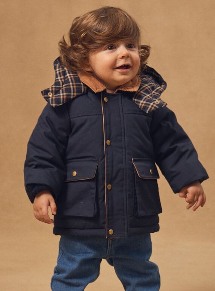 SERGENT MAJOR Βρεφικό Μπουφάν για Αγόρια - ΜΠΛΕ