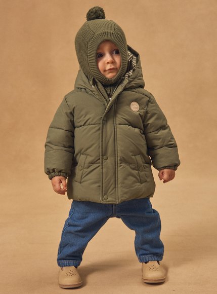 Βρεφικό Μπουφάν για Αγόρια Cozy Chaki - ΧΑΚΙ φωτογραφία