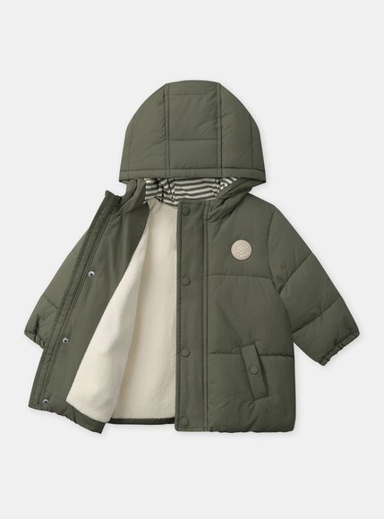 Βρεφικό Μπουφάν για Αγόρια Cozy Chaki - ΧΑΚΙ φωτογραφία