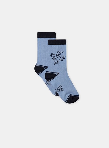 SERGENT MAJOR Παιδικές Κάλτσες για Αγόρια Baby Blue Skater - ΜΠΛΕ