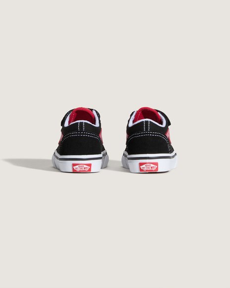 Βρεφικά Παπούτσια Vans Old Skool για Αγόρια Black/Red (Μεγέθη 20-25)