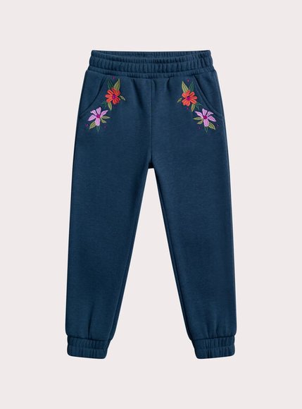 Παιδικό Παντελόνι για Κορίτσια Navy Embroidery