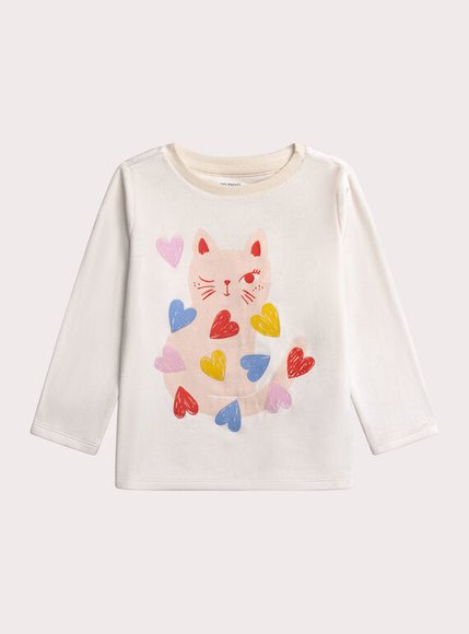 Σετ Παιδικές Πιτζάμες για Κορίτσια Loving Cat