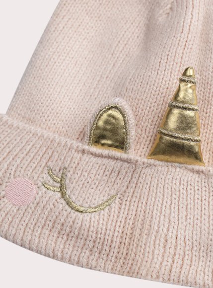 Παιδικός Σκούφος για Κορίτσια Pink Unicorn