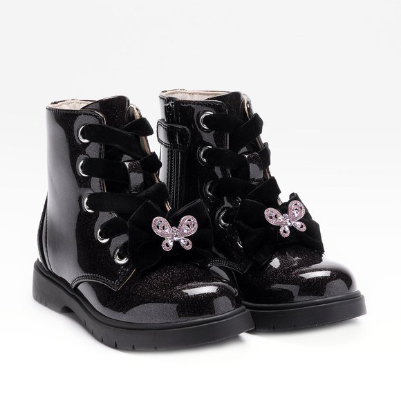 Παιδικά Μποτάκια Lelli Kelly για Κορίτσια Black Butterflies (Μεγέθη 26-35)