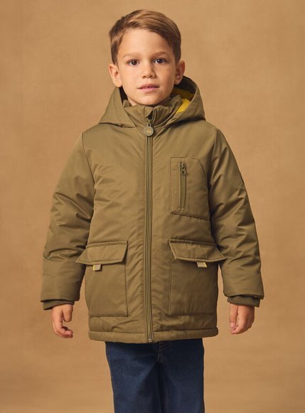 SERGENT MAJOR Παιδικό Μπουφάν για Αγόρια Khaki Tree - 3 σε 1 - ΠΡΑΣΙΝΟ