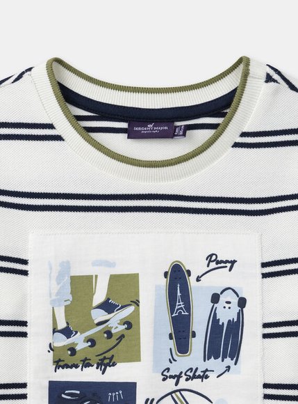 Παιδική Μπλούζα για Αγόρια Stripped Guide