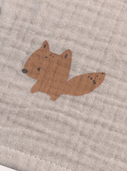 Βρεφικό Κουβερτάκι Brown Squirrel