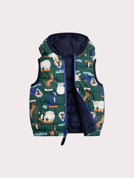 Βρεφικό Αμάνικο Μπουφάν για Αγόρια Navy Arctic - 2 σε 1