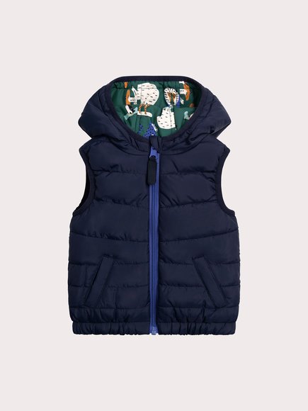 Βρεφικό Αμάνικο Μπουφάν για Αγόρια Navy Arctic - 2 σε 1