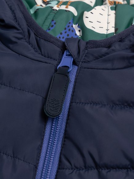 Βρεφικό Αμάνικο Μπουφάν για Αγόρια Navy Arctic - 2 σε 1