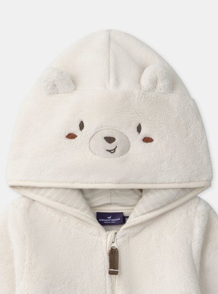 Βρεφική Ολόσωμη Πιτζάμα για Αγόρια Creme Bear