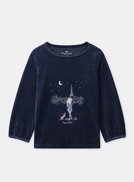 Σετ Παιδικές Πιτζάμες για Κορίτσια La Tour Eiffel