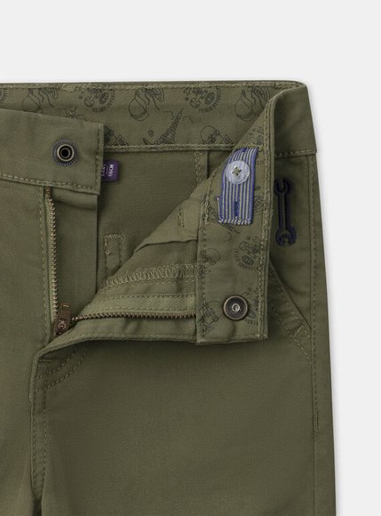 Παιδικό Παντελόνι για Αγόρια Chaki Straight