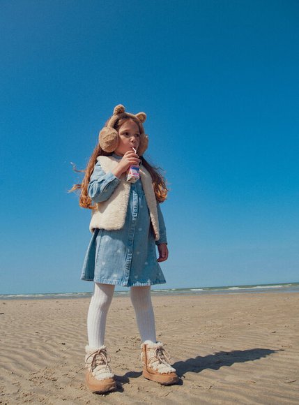 Παιδικό Φόρεμα για Κορίτσια Denim Hearts