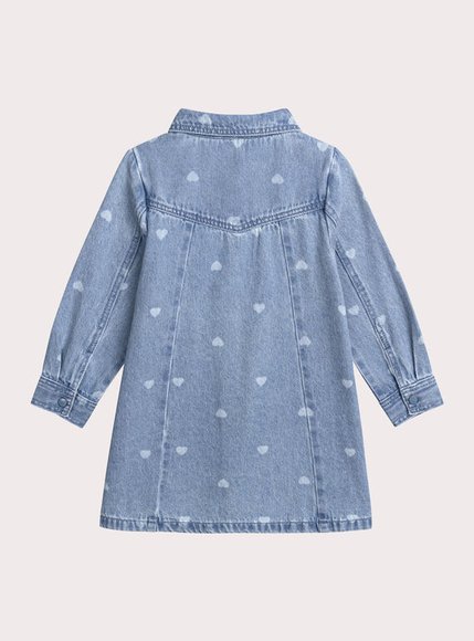 Παιδικό Φόρεμα για Κορίτσια Denim Hearts