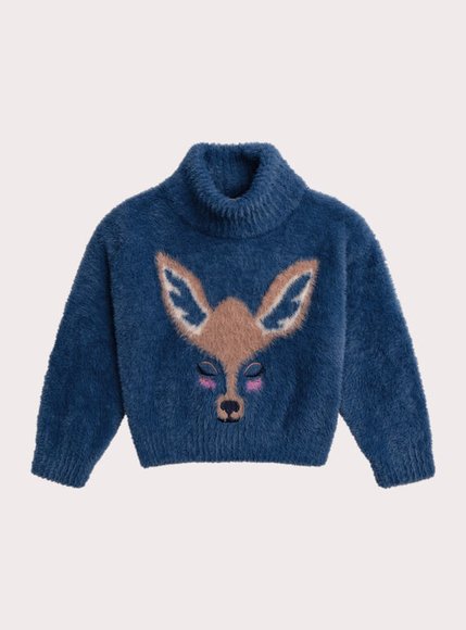 Παιδικό Πουλόβερ για Κορίτσια Navy Deer
