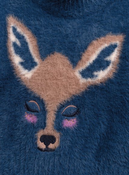 Παιδικό Πουλόβερ για Κορίτσια Navy Deer