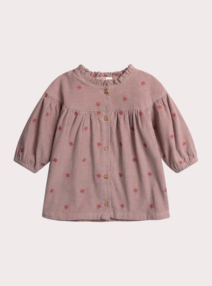 Βρεφικό Φόρεμα για Κορίτσια Dusty Pink Flowers