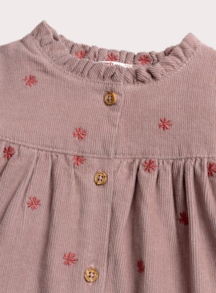 Βρεφικό Φόρεμα για Κορίτσια Dusty Pink Flowers