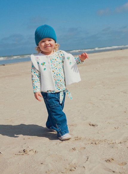 Βρεφική Μπλούζα για Κορίτσια Fox Pattern