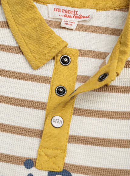 Βρεφική Μπλούζα για Αγόρια Yellow Bip