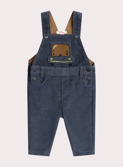 Βρεφική Σαλοπέτα για Αγόρια Νavy Corduroy Overall