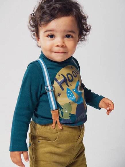 Βρεφική Μπλούζα για Αγόρια Navy Howling