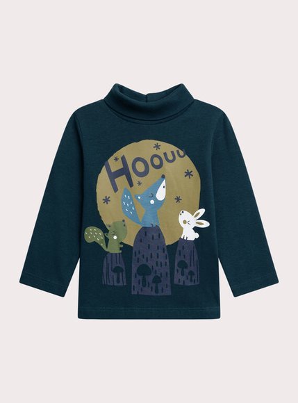 Βρεφική Μπλούζα για Αγόρια Navy Howling