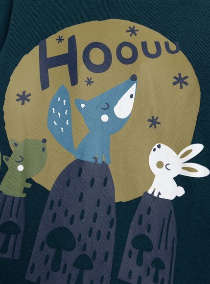 Βρεφική Μπλούζα για Αγόρια Navy Howling