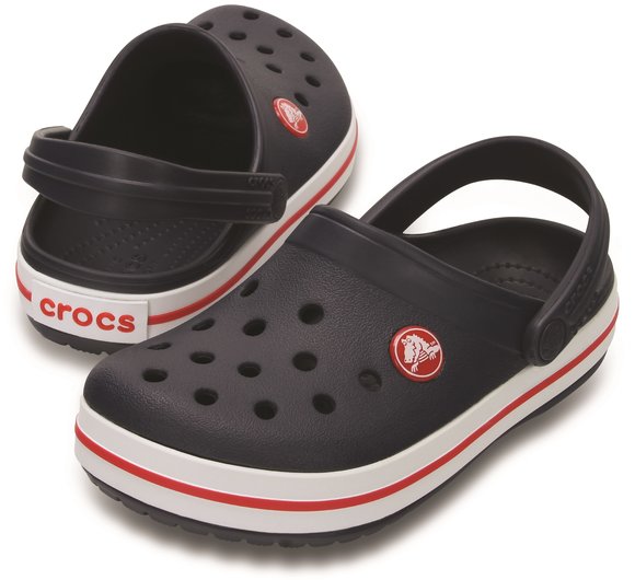 Crocs Crocband Παιδικά Σαμπό Μαύρο