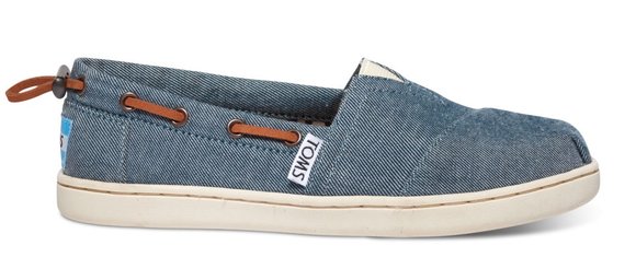 ΠΑΙΔΙΚΑ ΠΑΠΟΥΤΣΙΑ TOMS ΓΙΑ ΑΓΟΡΙΑ – ΜΠΛΕ