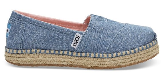 ΠΑΙΔΙΚΕΣ ΕΣΠΑΝΤΡΙΓΙΕΣ TOMS ΓΙΑ ΚΟΡΙΤΣΙΑ – ΜΠΛΕ