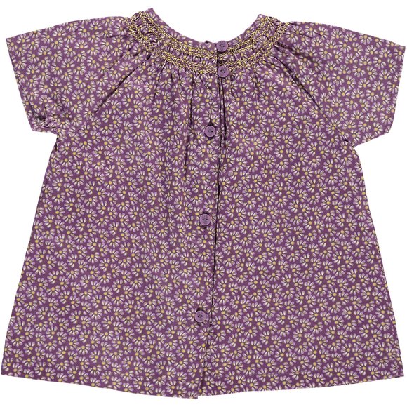 Βρεφική Μπλούζα για Κορίτσια Purple Daisies