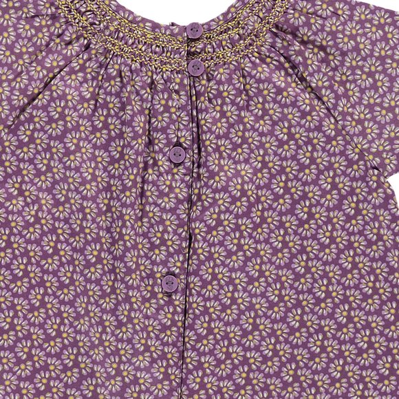 Βρεφική Μπλούζα για Κορίτσια Purple Daisies