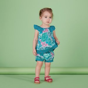 Βρεφική Μπλούζα για Κορίτσια Turquoise Boho