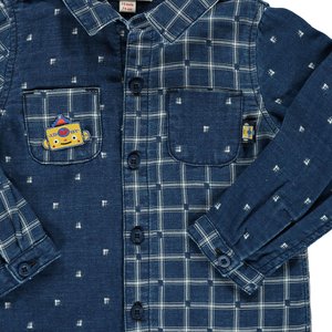 Βρεφικό Πουκάμισο για Αγόρια Denim Robot