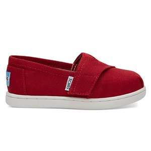 Βρεφικές Εσπαντρίγιες Toms για Αγόρια Red Canvas (Μεγέθη 19,5-28,5)